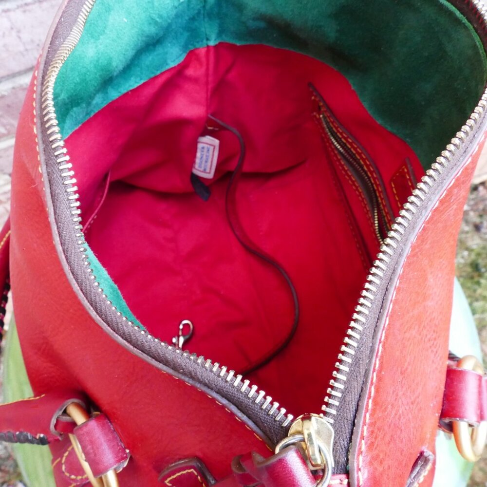 Dooney & Bourke Medium Red Florentine Satchel - Picture 6 of 6